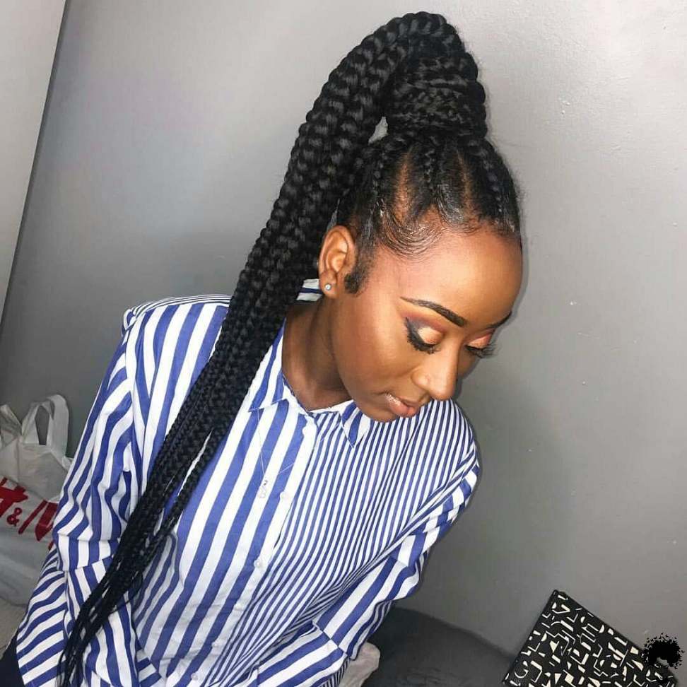 Stylish Ghana Fluffy Hairstyles in Nigeria 2021030