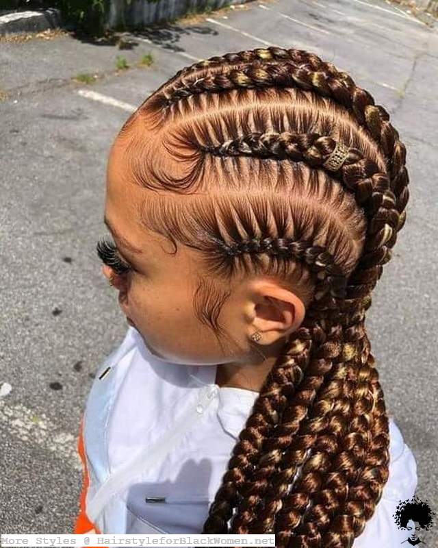 These 59 Braids Models That Progress In A Certain Line Will Impress You Very Much 2021003