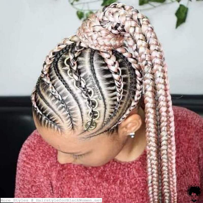 These 59 Braids Models That Progress In A Certain Line Will Impress You Very Much 2021011