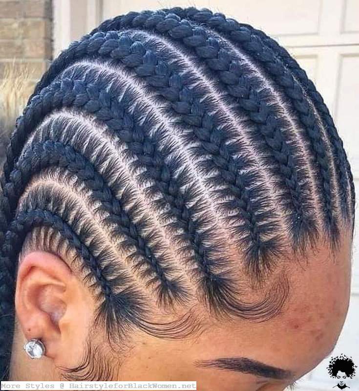 These 59 Braids Models That Progress In A Certain Line Will Impress You Very Much 2021016