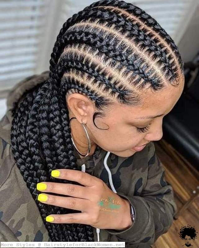 These 59 Braids Models That Progress In A Certain Line Will Impress You Very Much 2021019