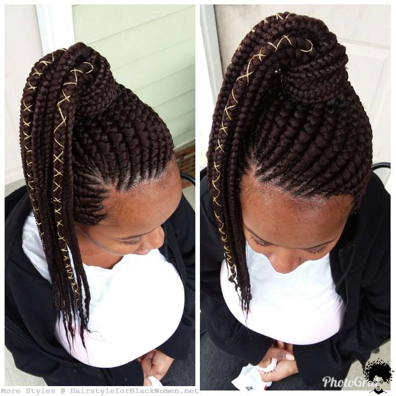 These 59 Braids Models That Progress In A Certain Line Will Impress You Very Much023