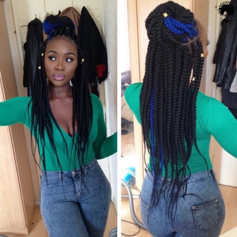 2021s Trendiest Braids For The Long haired African Woman001