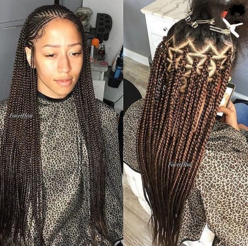 2021s Trendiest Braids For The Long haired African Woman002
