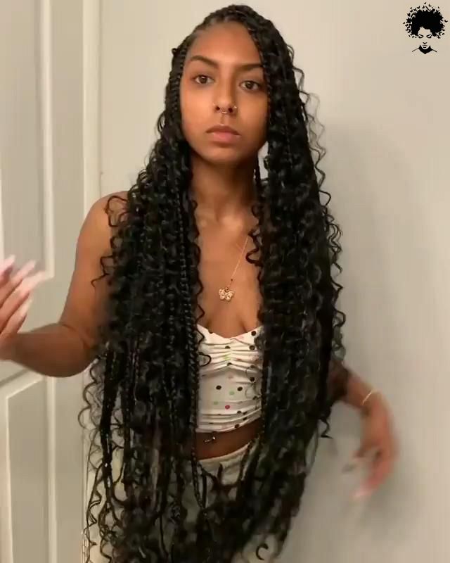 2021s Trendiest Braids For The Long haired African Woman004
