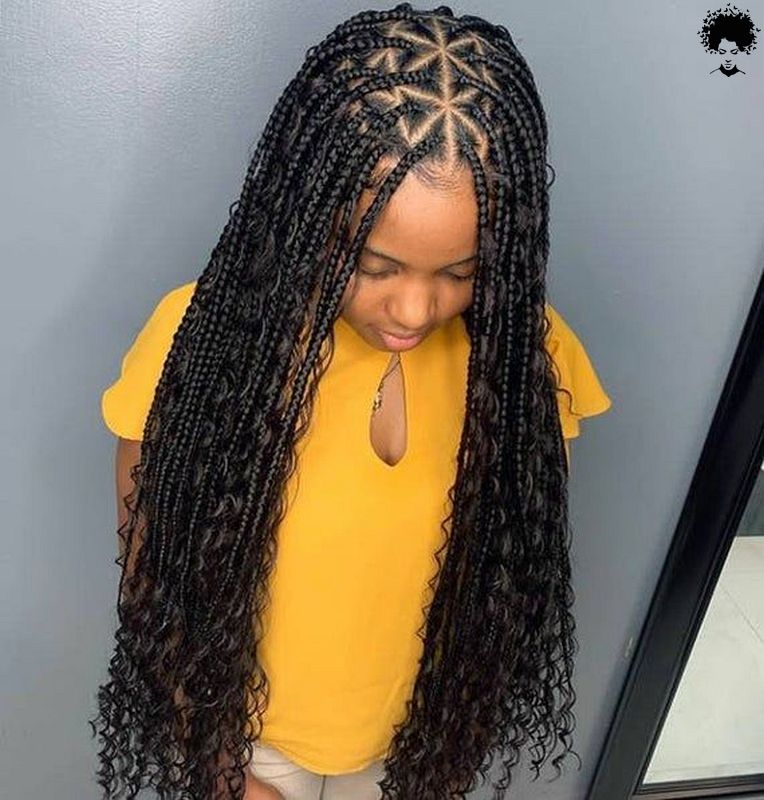 2021s Trendiest Braids For The Long haired African Woman011