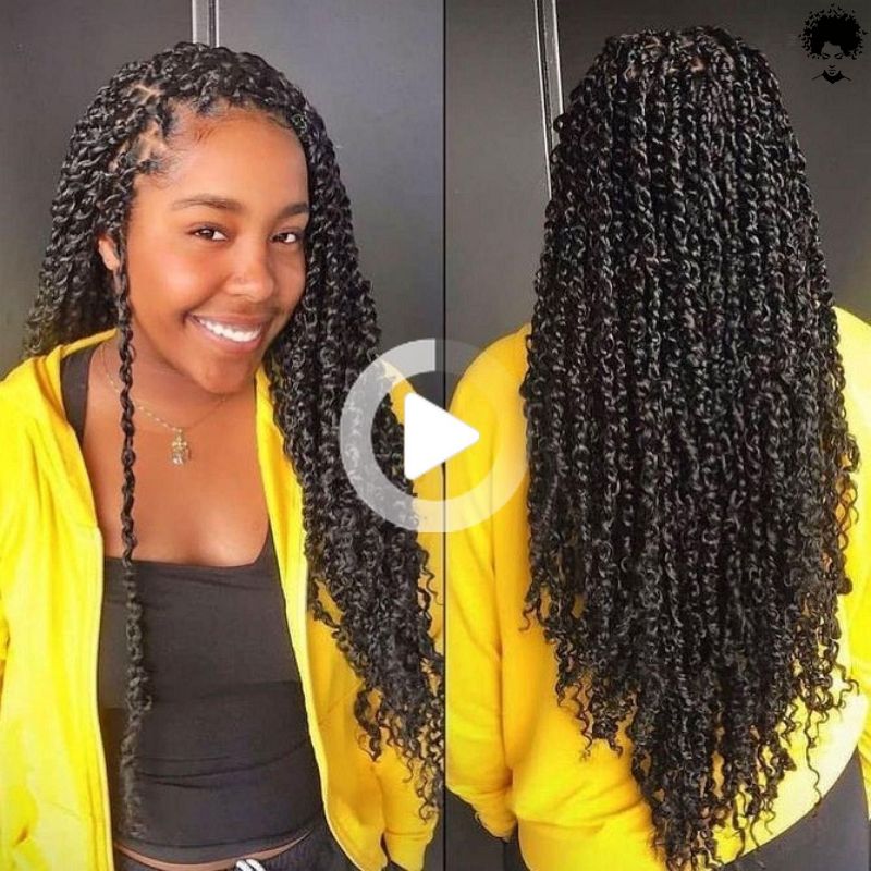 2021s Trendiest Braids For The Long haired African Woman018