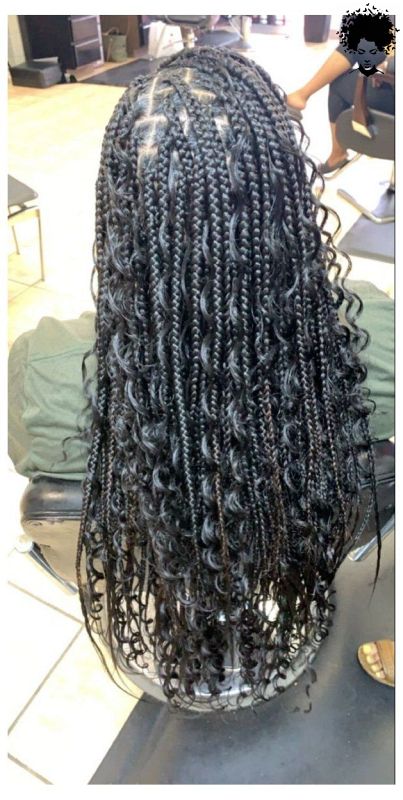 2021s Trendiest Braids For The Long haired African Woman019