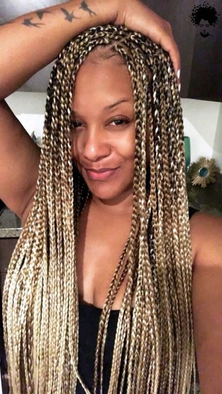 2021s Trendiest Braids For The Long haired African Woman022