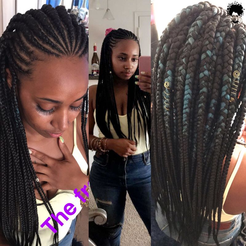 2021s Trendiest Braids For The Long haired African Woman023