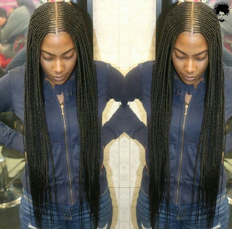 2021s Trendiest Braids For The Long haired African Woman028