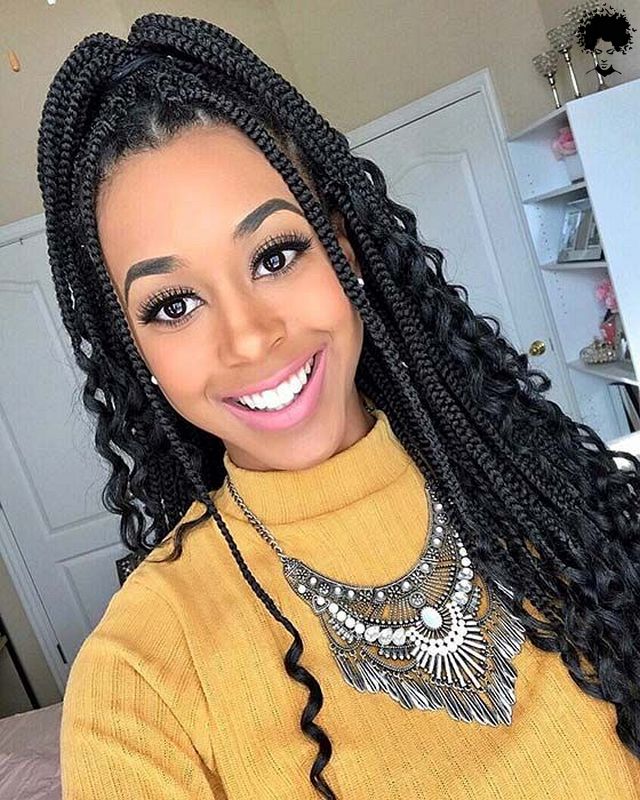 2021s Trendiest Braids For The Long haired African Woman036