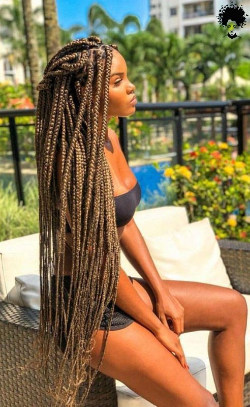 2021s Trendiest Braids For The Long haired African Woman041
