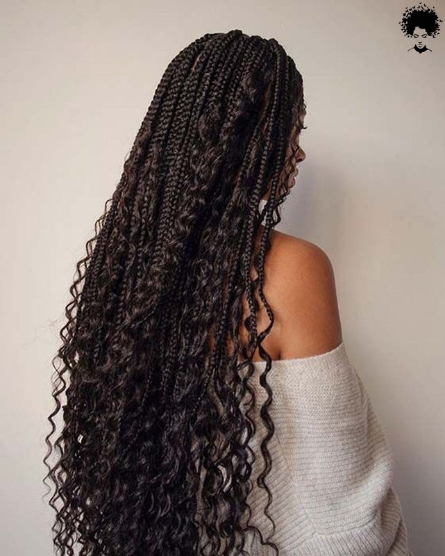 2021s Trendiest Braids For The Long haired African Woman043