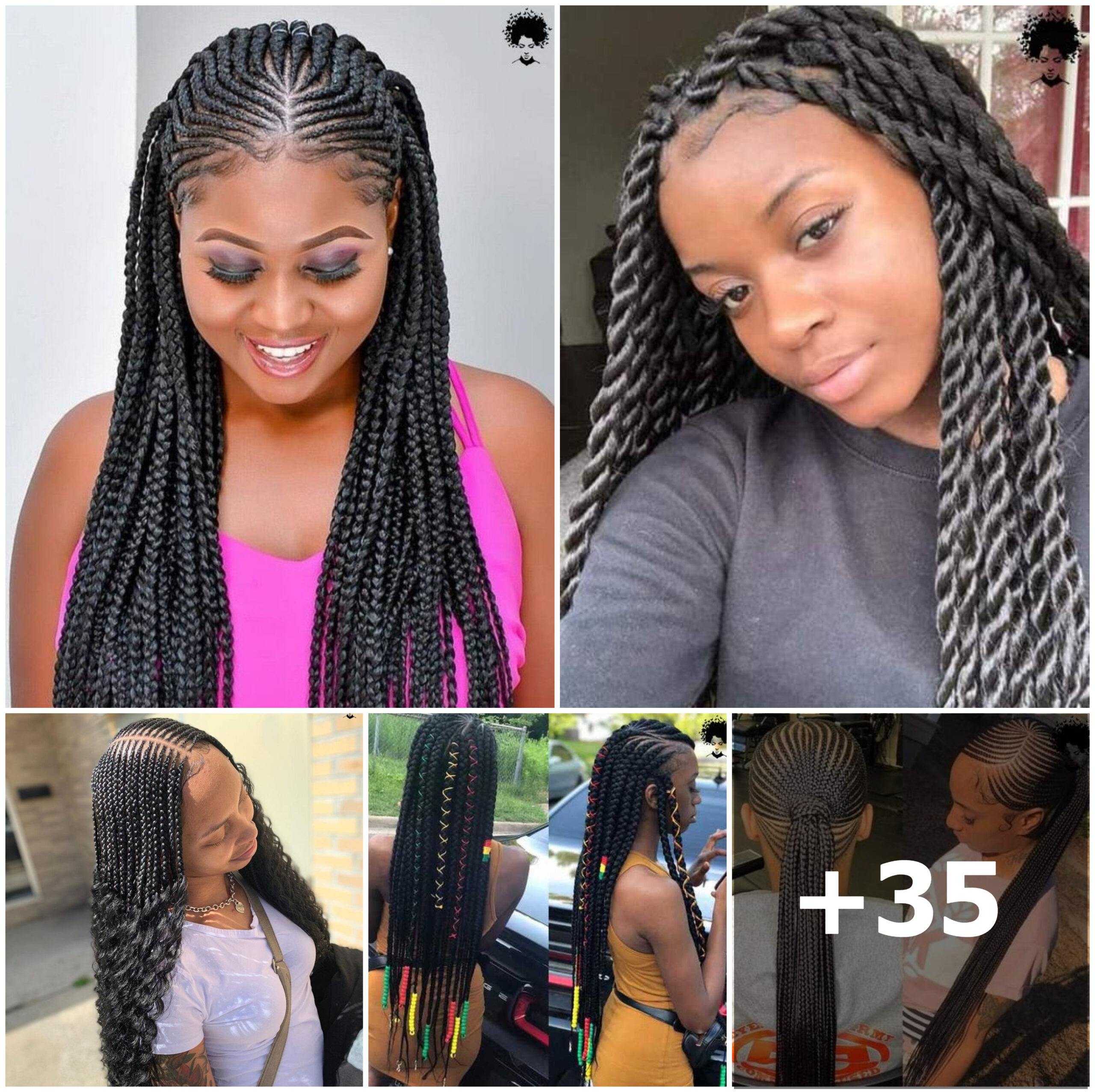 35 PHOTOS: Stylish Knotless Braids For Women