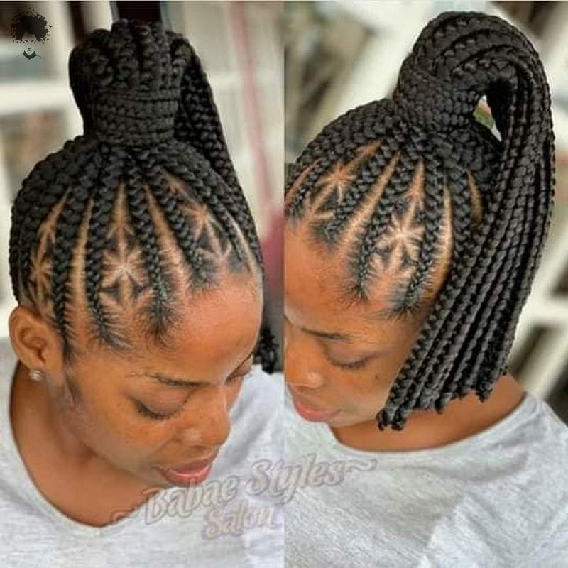 40 More Trendy Ghana Weaving Hairstyles for Cute Girls008
