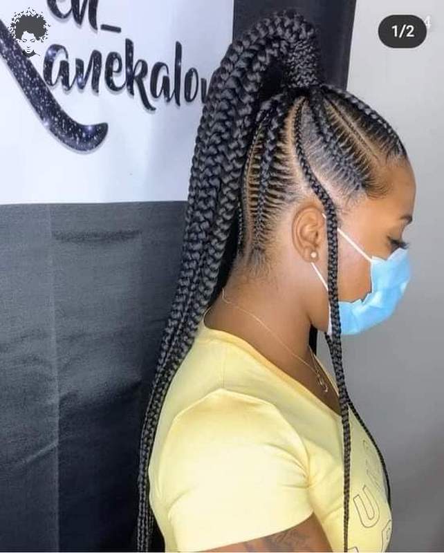 40 More Trendy Ghana Weaving Hairstyles for Cute Girls010