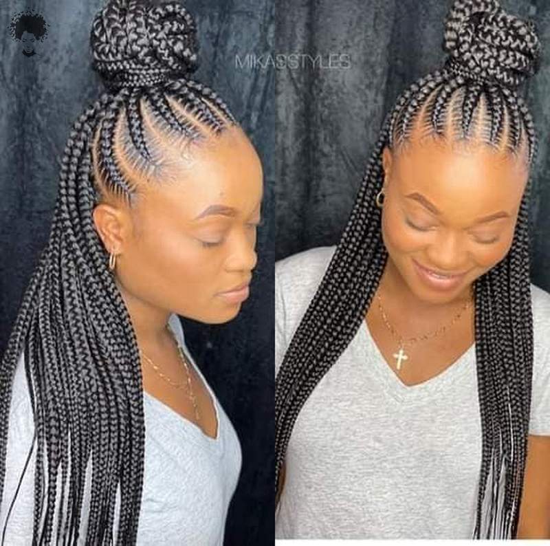 40 More Trendy Ghana Weaving Hairstyles for Cute Girls012