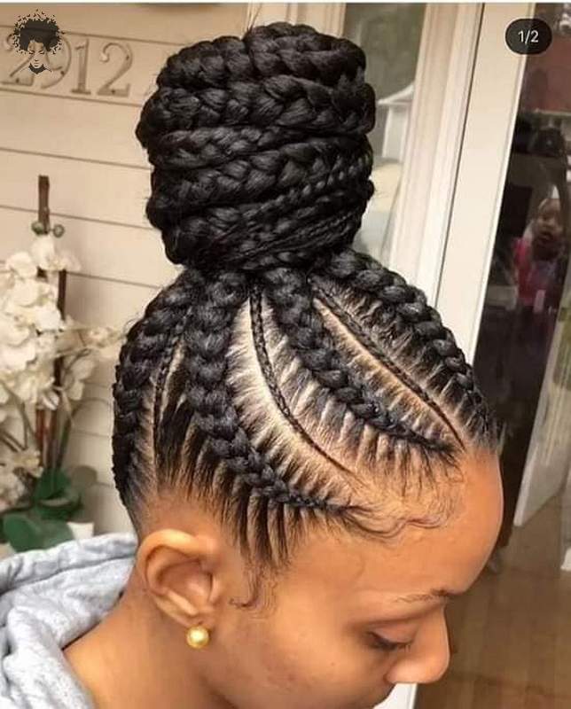 40 More Trendy Ghana Weaving Hairstyles for Cute Girls014