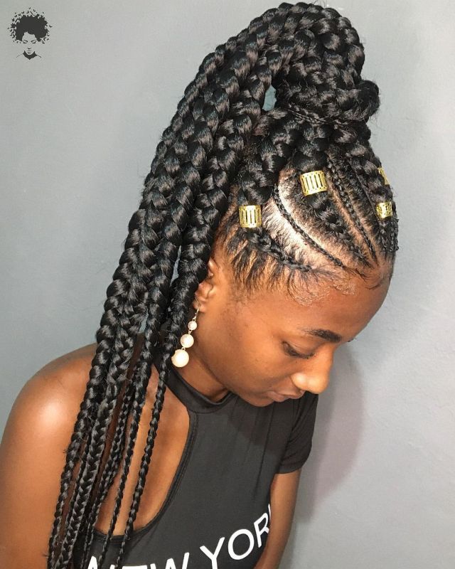 40 More Trendy Ghana Weaving Hairstyles for Cute Girls032