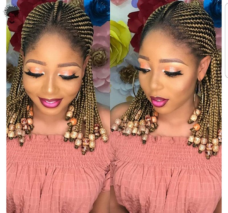 40 More Trendy Ghana Weaving Hairstyles for Cute Girls033