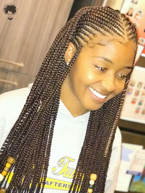 40 More Trendy Ghana Weaving Hairstyles for Cute Girls037