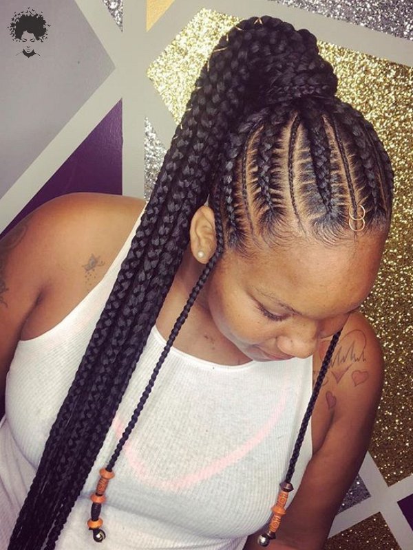 40 More Trendy Ghana Weaving Hairstyles for Cute Girls043