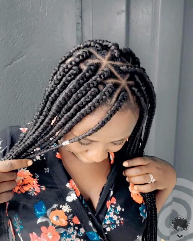 Best Ghana Braid Hairstyles For 2021 Amazing Ghana Braids To Try Out This Season 003