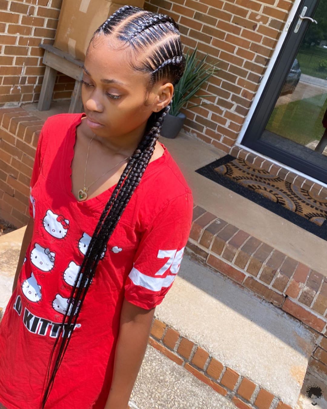 Best Ghana Braid Hairstyles For 2021 Amazing Ghana Braids To Try Out This Season 011