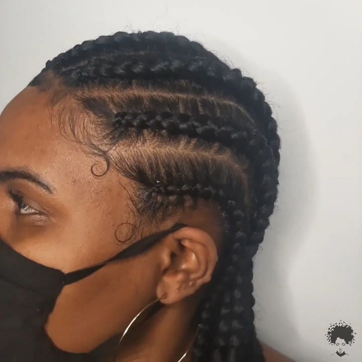 Best Ghana Braid Hairstyles For 2021 Amazing Ghana Braids To Try Out This Season 014