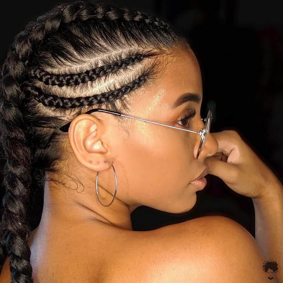 Best Ghana Braid Hairstyles For 2021 Amazing Ghana Braids To Try Out This Season 016
