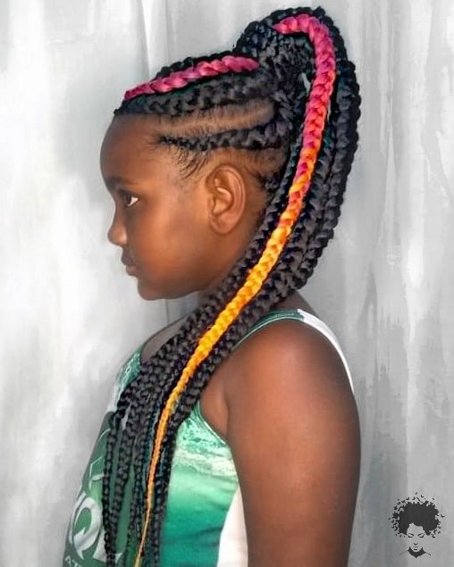 Best Ghana Braid Hairstyles For 2021 Amazing Ghana Braids To Try Out This Season 017