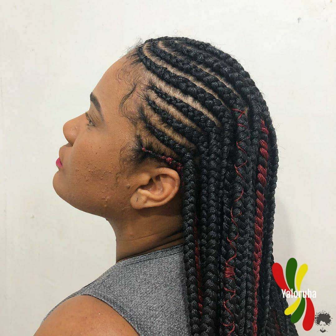Best Ghana Braid Hairstyles For 2021 Amazing Ghana Braids To Try Out This Season 018