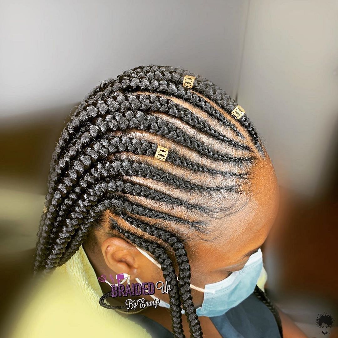 Best Ghana Braid Hairstyles For 2021 Amazing Ghana Braids To Try Out This Season 023
