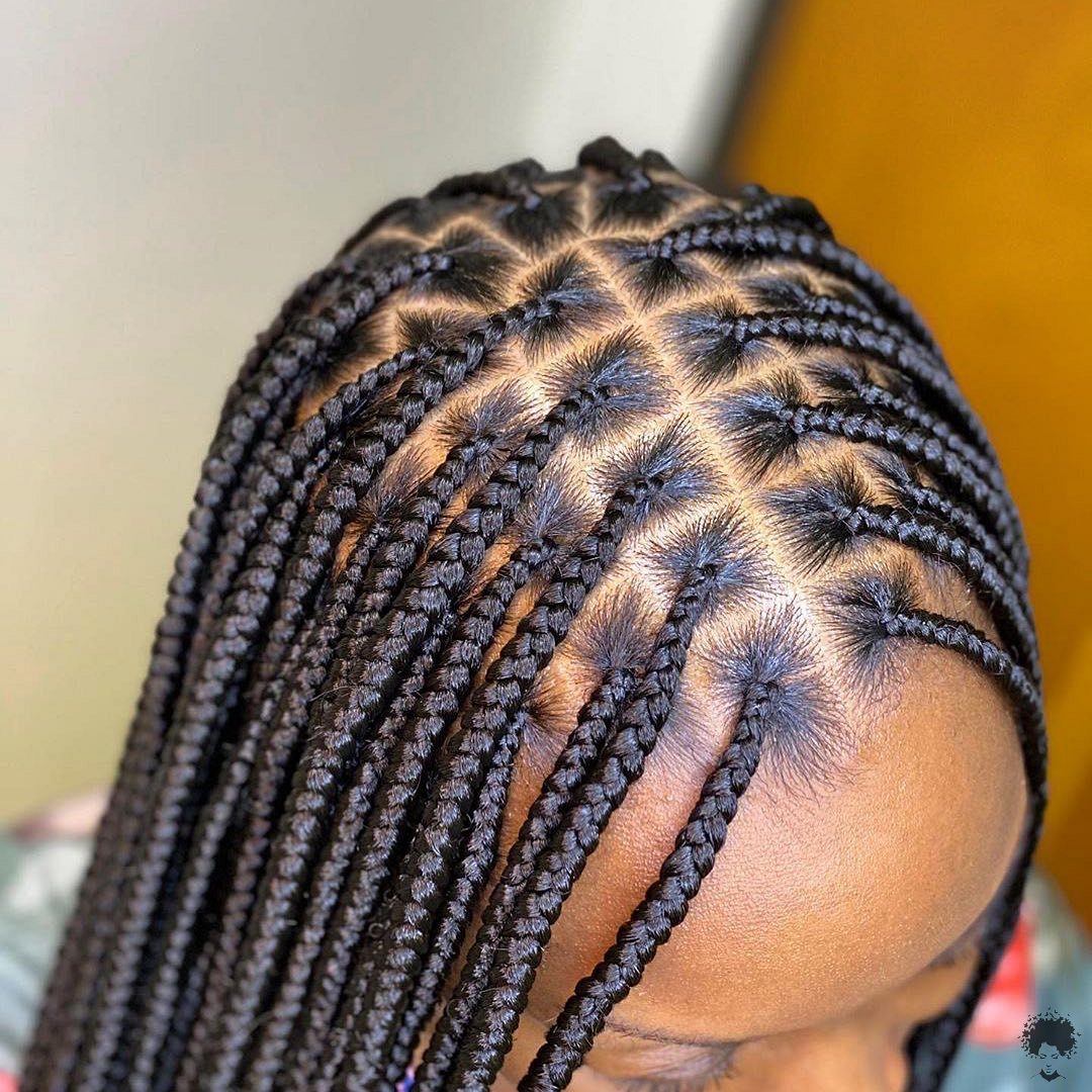 Best Ghana Braid Hairstyles For 2021 Amazing Ghana Braids To Try Out This Season 026