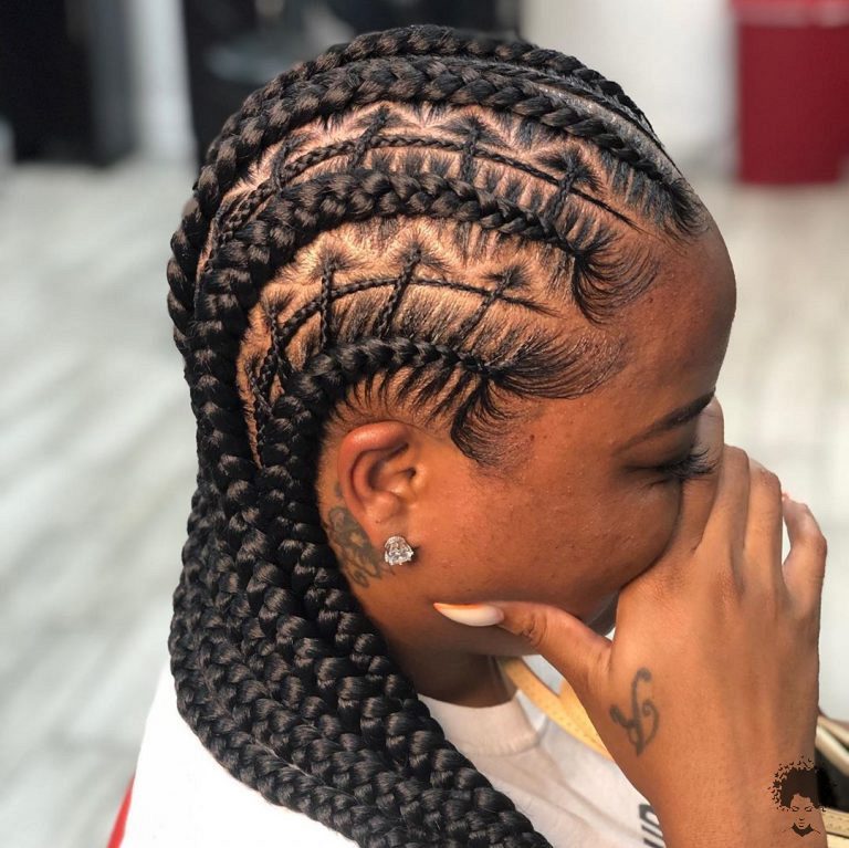 Best Ghana Braid Hairstyles For 2021 Amazing Ghana Braids To Try Out This Season 027