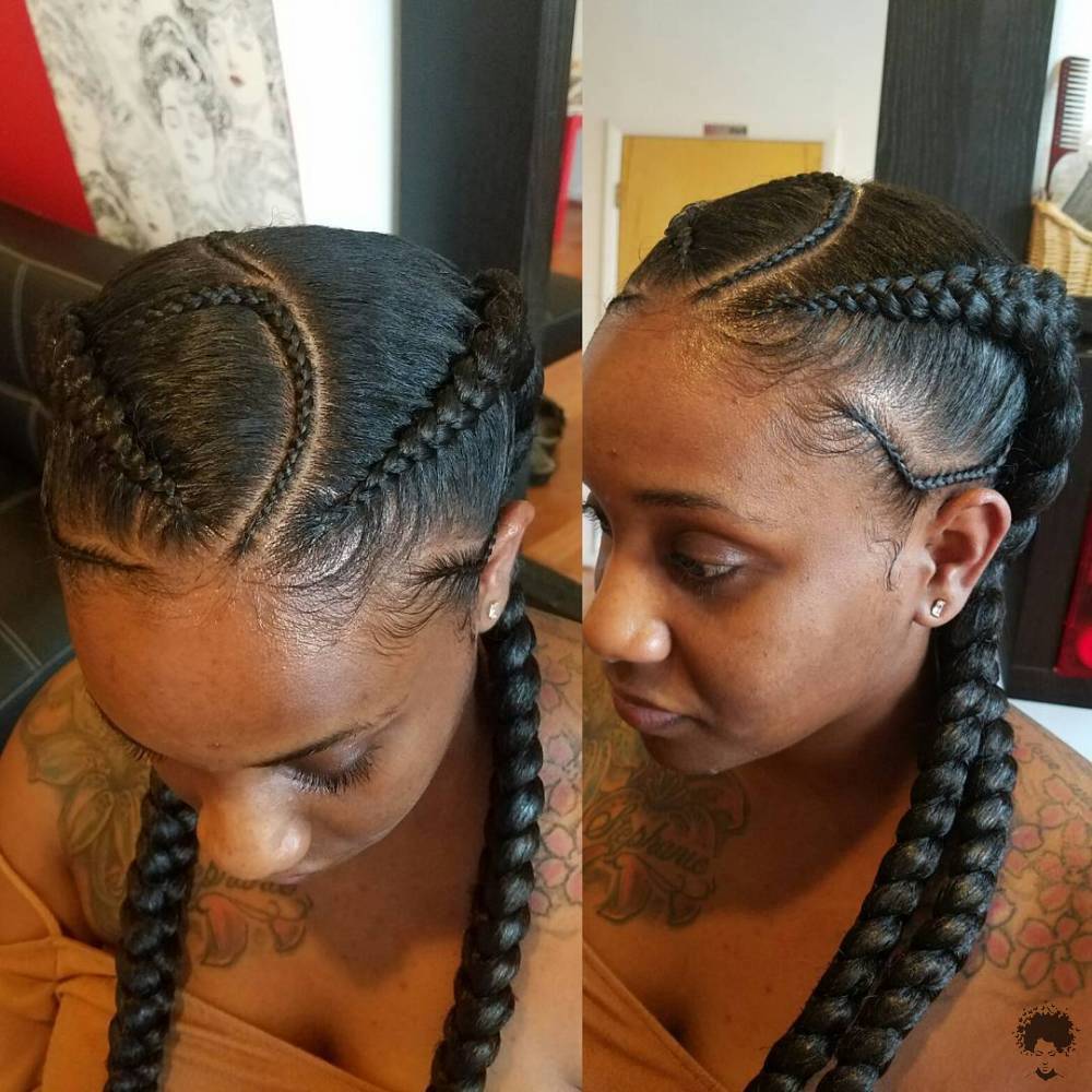 Best Ghana Braid Hairstyles For 2021 Amazing Ghana Braids To Try Out This Season 028
