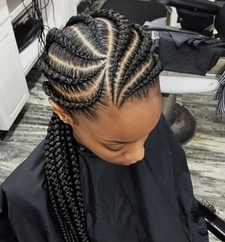 Best Ghana Braid Hairstyles For 2021 Amazing Ghana Braids To Try Out This Season 033