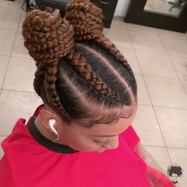 Best Ghana Braid Hairstyles For 2021 Amazing Ghana Braids To Try Out This Season 034