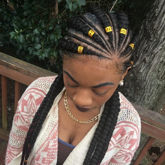 Best Ghana Braid Hairstyles For 2021 Amazing Ghana Braids To Try Out This Season 037