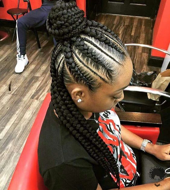 Best Ghana Braid Hairstyles For 2021 Amazing Ghana Braids To Try Out This Season 038