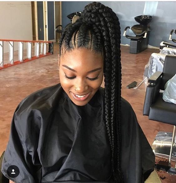 Best Ghana Braid Hairstyles For 2021 Amazing Ghana Braids To Try Out This Season 040