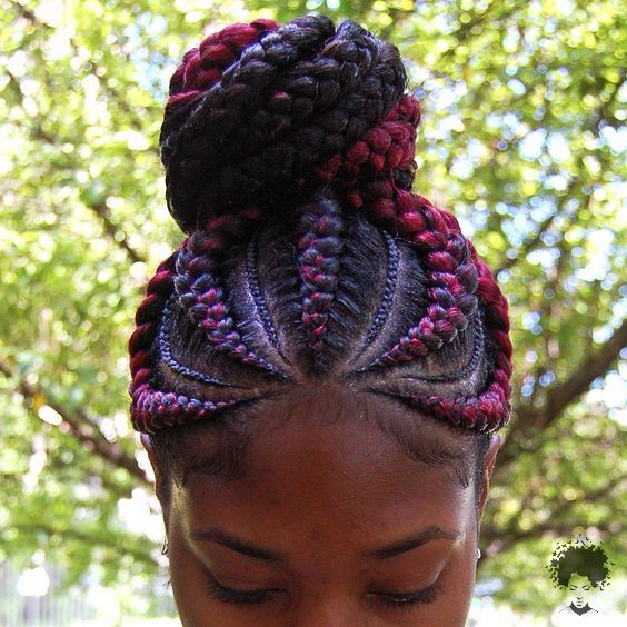 Best Ghana Braid Hairstyles For 2021 Amazing Ghana Braids To Try Out This Season 046
