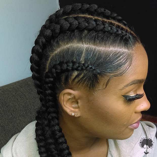 Best Ghana Braid Hairstyles For 2021 Amazing Ghana Braids To Try Out This Season 047