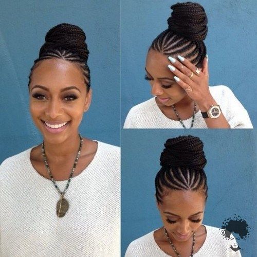 Best Ghana Braid Hairstyles For 2021 Amazing Ghana Braids To Try Out This Season 049