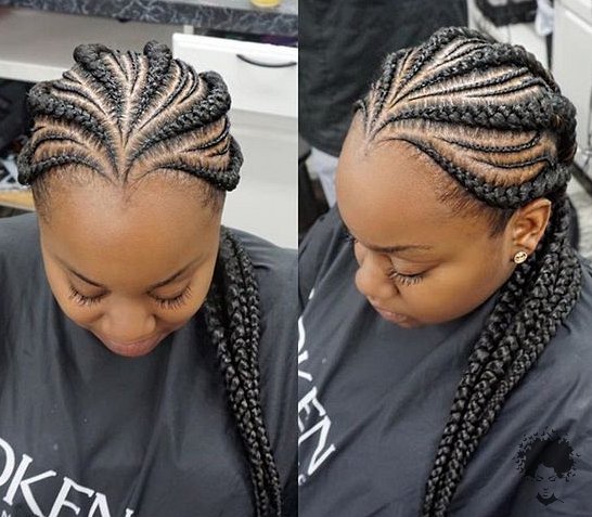 Best Ghana Braid Hairstyles For 2021 Amazing Ghana Braids To Try Out This Season 052