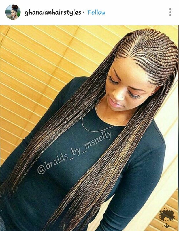 Brand New Ghana Weaving Hairstyles For Black Women004