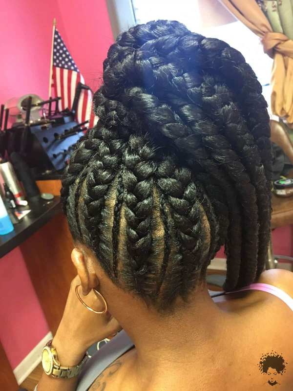 Brand New Ghana Weaving Hairstyles For Black Women005