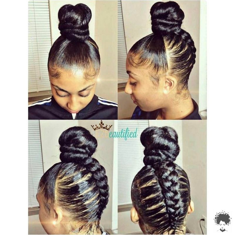 Brand New Ghana Weaving Hairstyles For Black Women043