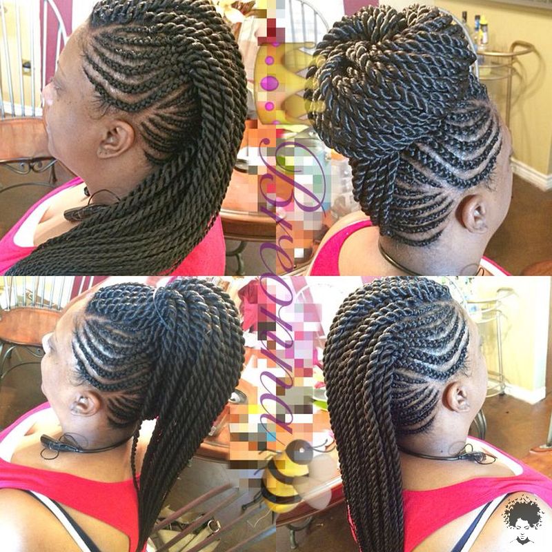 Brand New Ghana Weaving Hairstyles For Black Women059